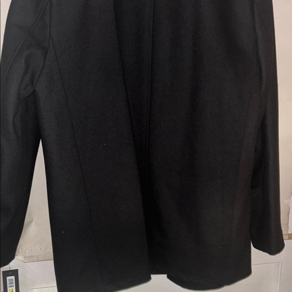 Kenneth Cole New York Black Peacoat Wool Blend - Picture 11 of 11